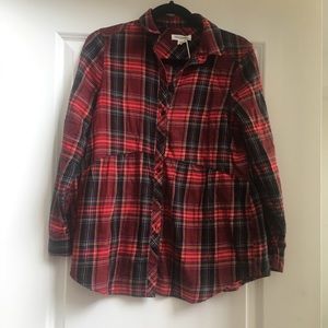 Beachlunchlounge Foley flannel size XS NWT